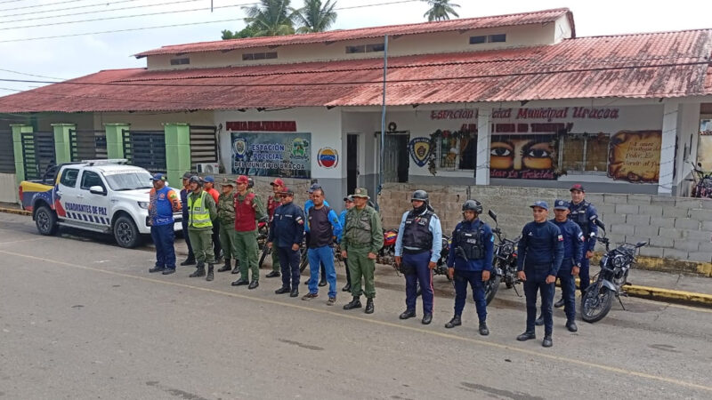 Despliegue de Navidades Segura 2025 arrancó en Uracoa