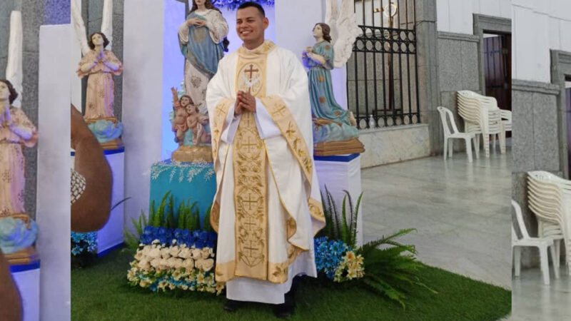El pueblo de Uracoa felicita al presbítero Edwin Figueredo por su ordenación sacerdotal