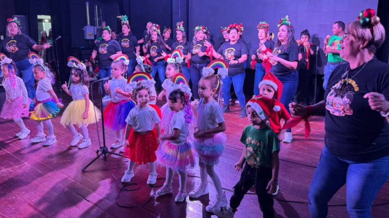 Niños y niñas del Samanna disfrutaron de su cierre de año en la Casa de Cultura