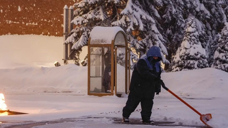 Colapsa el principal aeropuerto de Moscú debido a la mayor nevada en 50 años