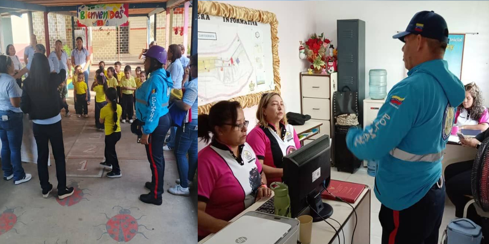Cuadrantes de Paz de Polimaturín visitó más de 90 colegios en el inicio de clases