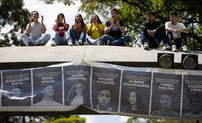 Estudiantes exigen la libertad de presos políticos universitarios
