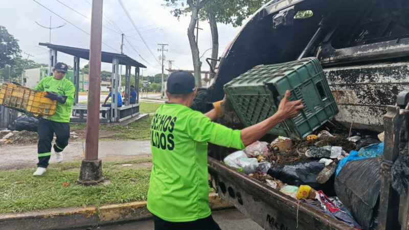 Inicia despliegue de recolección de desechos sólidos en el municipio Maturín