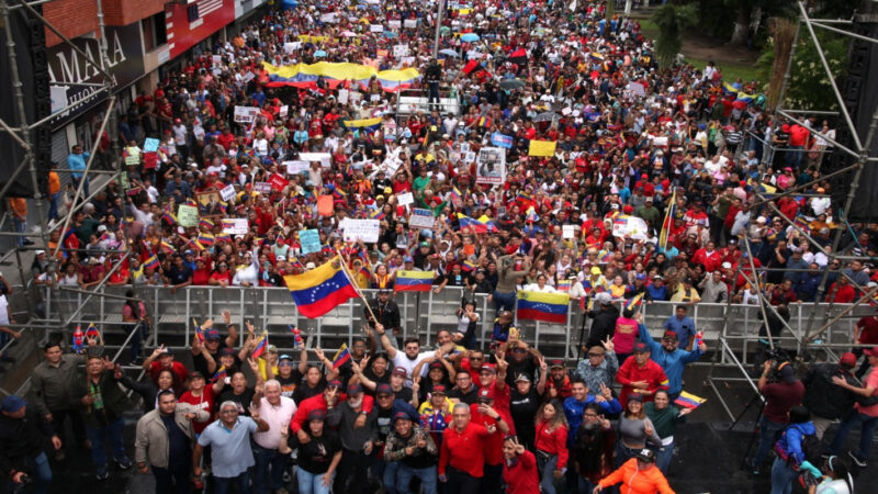 Más de 40 mil monaguenses exigen a EEUU liberar al presidente Nicolás Maduro