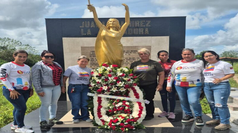 Rinden honores a Juana Ramírez «La Avanzadora» en Mausoleo rehabilitado en camposanto de Maturín