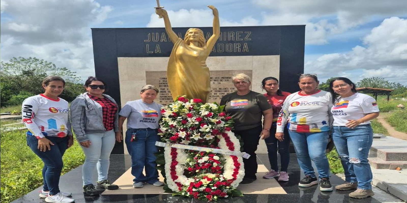 Rinden honores a Juana Ramírez «La Avanzadora» en Mausoleo rehabilitado en camposanto de Maturín