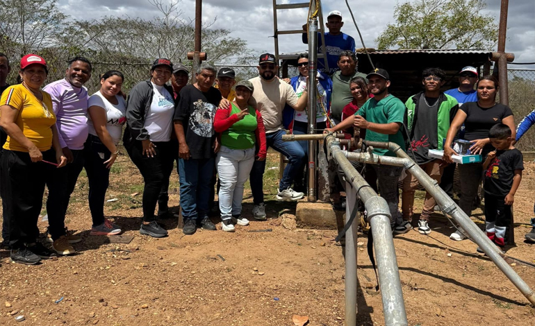 Más de tres mil 290 familias beneficiadas con la activación de pozos de agua en Aguasay