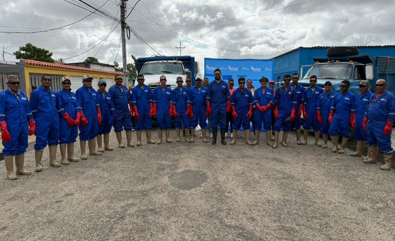 Alcaldía de Aguasay entregó dotación a trabajadores del aseo urbano