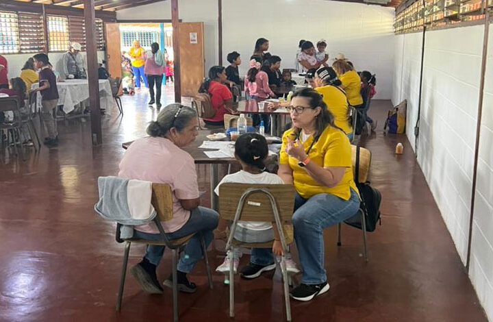 Por Amor A Ti llegó a Caripe donde atendió a 124 niños