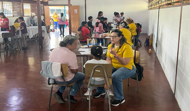 Por Amor A Ti llegó a Caripe donde atendió a 124 niños