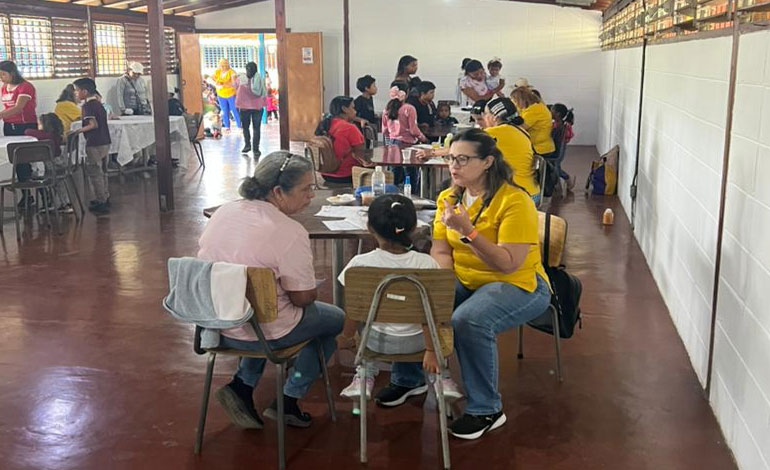 Por Amor A Ti llegó a Caripe donde atendió a 124 niños