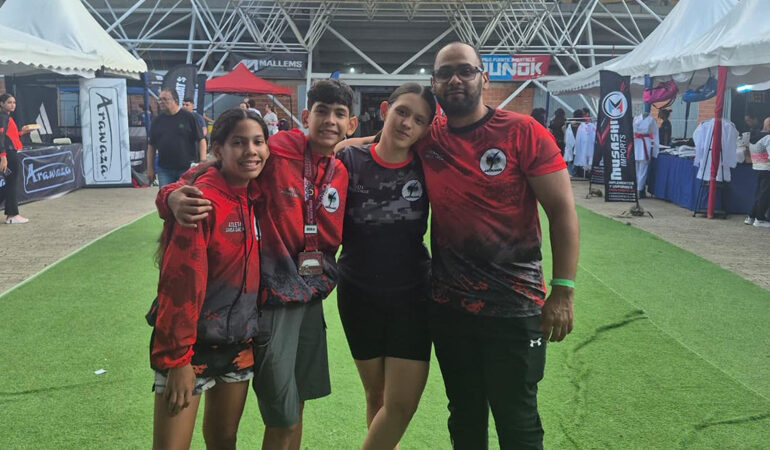 Mathías García se tituló subcampeón nacional de karate en Valencia