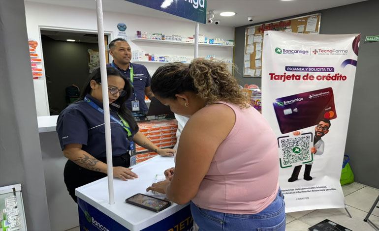 Bancamiga y TecnoFarma lanzan tarjeta de crédito de circuito cerrado para premiar la lealtad de sus clientes