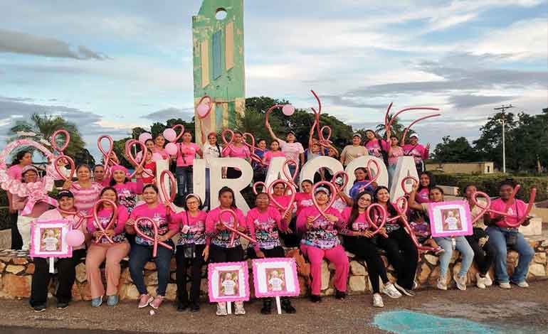 Con éxito se realizó la Gran Caminata Rosa «Tócate y salva tu vida» en Uracoa